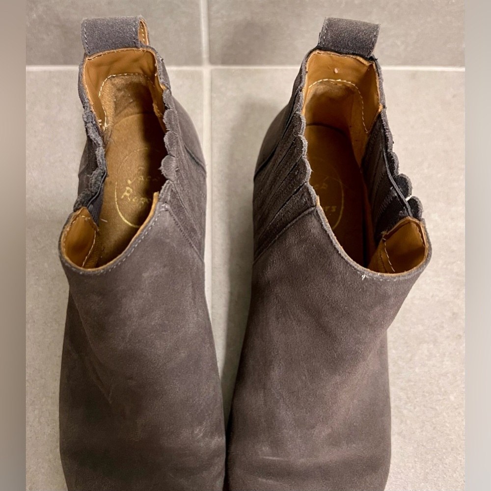 Jack Rogers Women’s Charcoal Suede Ankle Booties - Picture 8 of 9